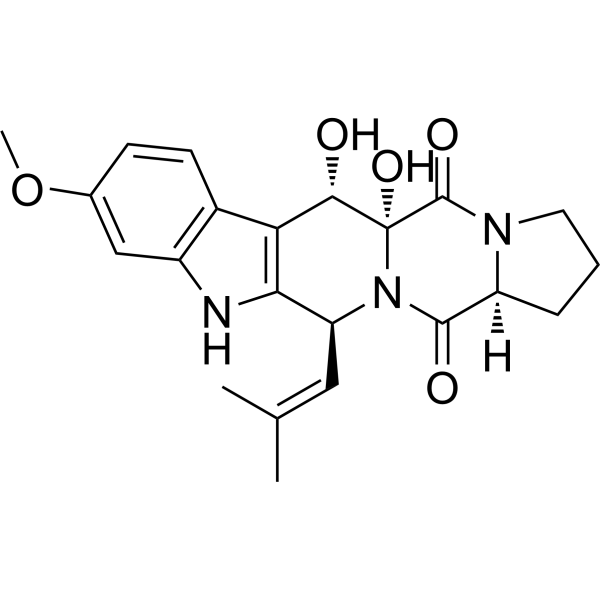 12R,13S-Dihydroxyfumitremorgin C 111427-99-7